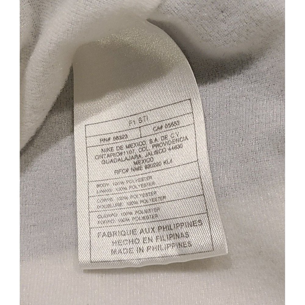 NIKE Women's Medium Full Zip Black White Running Athletic Lined Jacket F1 STI - Picture 7 of 12